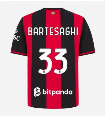 AC Milan Davide Bartesaghi #33 Hjemmebanetrøje 2026-27 Kortærmet